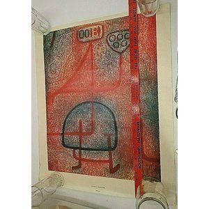 PAUL KLEE LA Belle Jardiniere 1960 OOP Expressionist Canvas Poster 27 x 22.25 Es